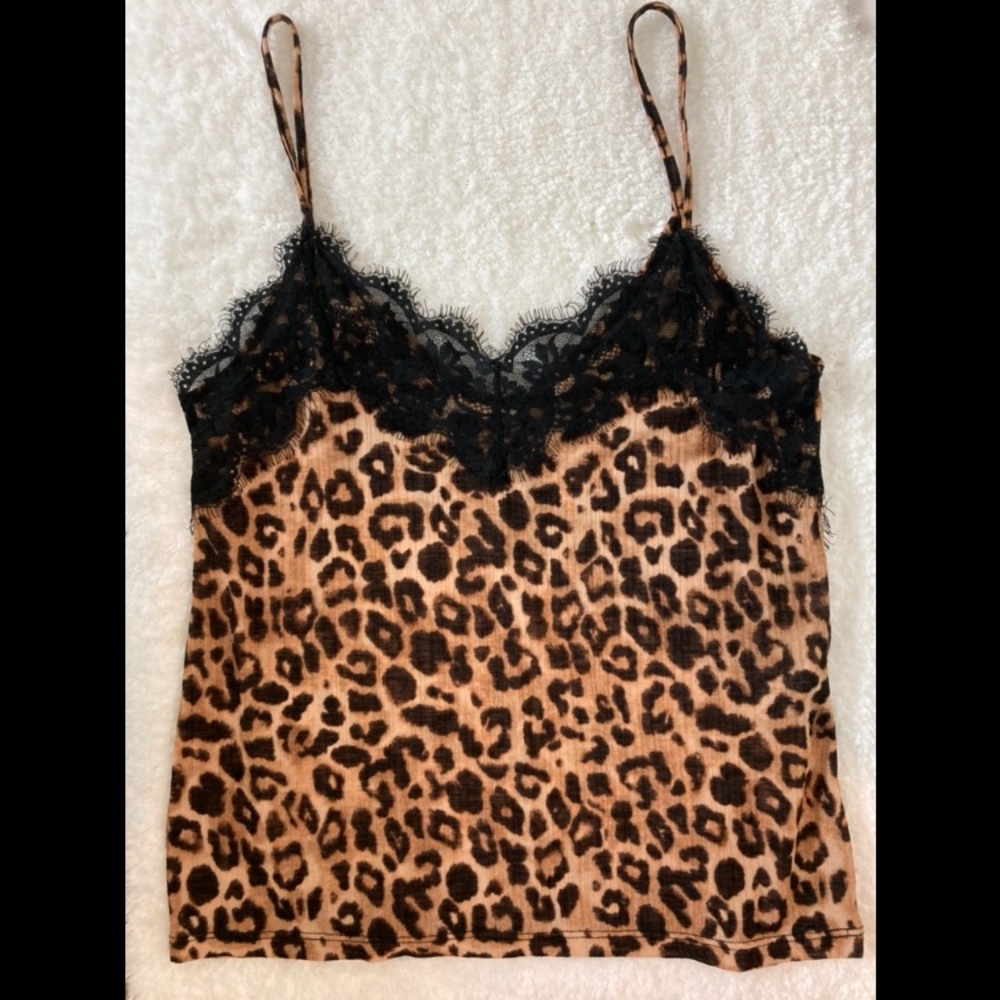 Zara Leopard Tank Top